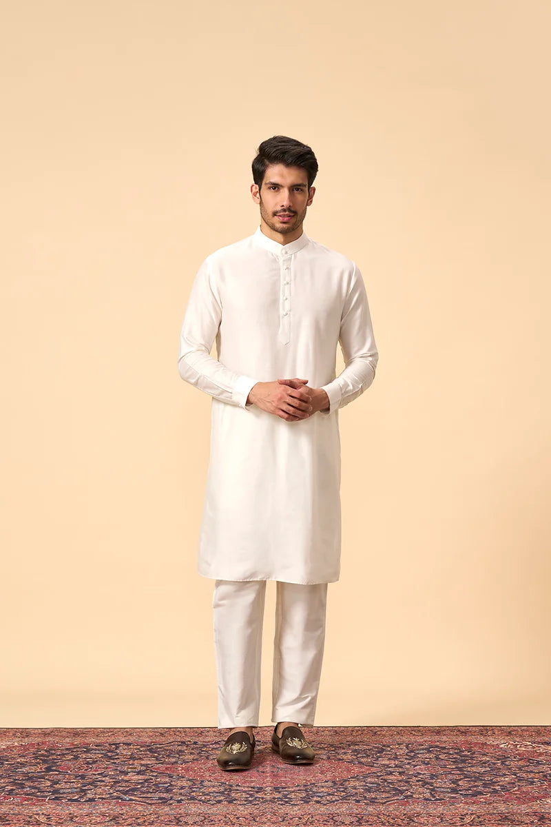 Light Blue Resham Embroidered Jacket Set