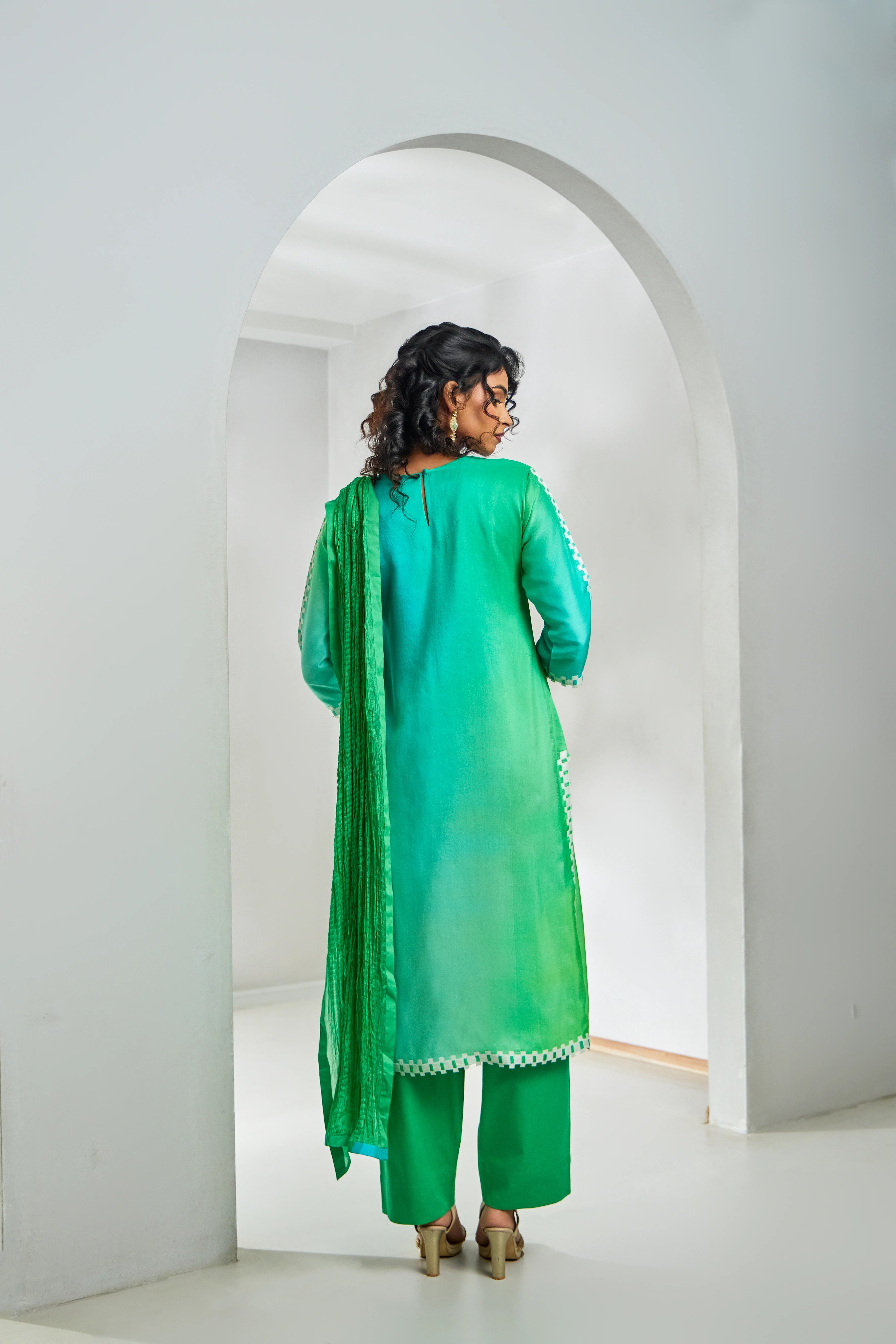 Lime Bliss Kurta-set